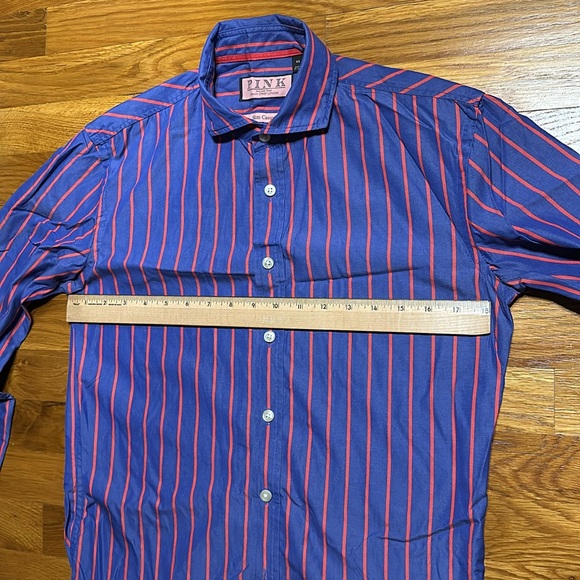 Thomas Pink - Men’s Button Down Slim Casual Shirt - Size XS - Picture 4 of 13